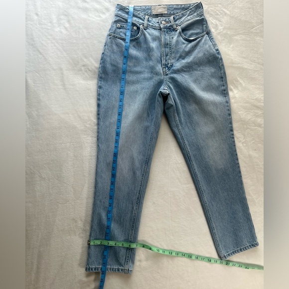 Everlane Blue Straight Jeans Classic Style - Picture 9 of 13